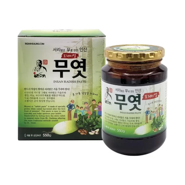 Insan Radish Paste MuYeot Paste Concentrated Pure Extract 550g - Great For Colds, Cough, and Throat